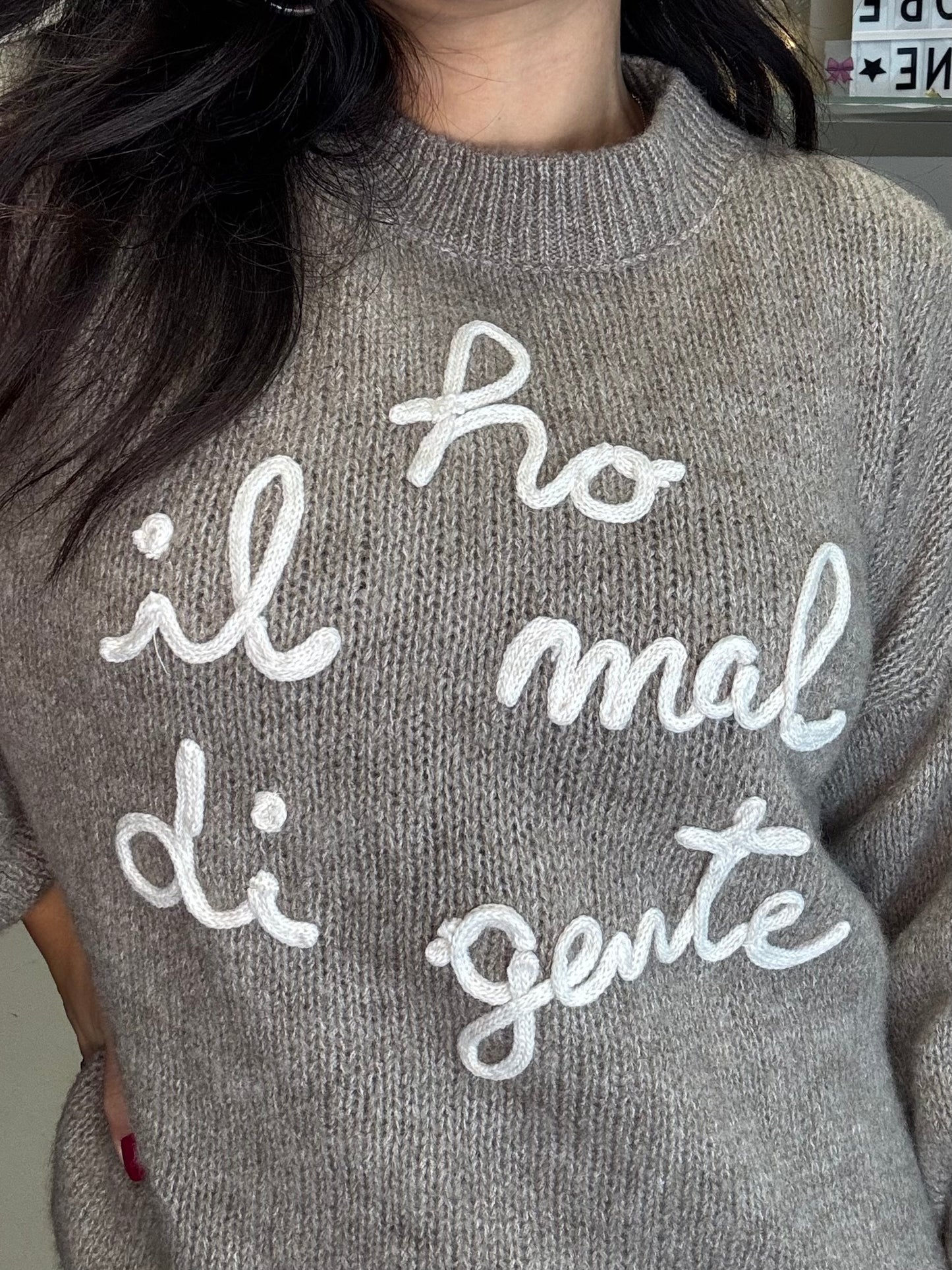 Maglia “ Ho il Mal Di Gente “