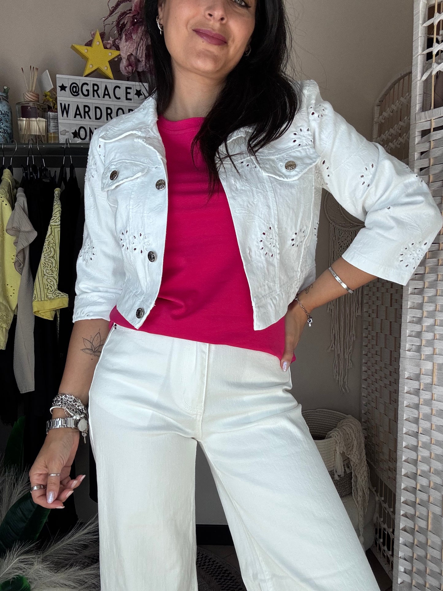 Jeans sfrangiato