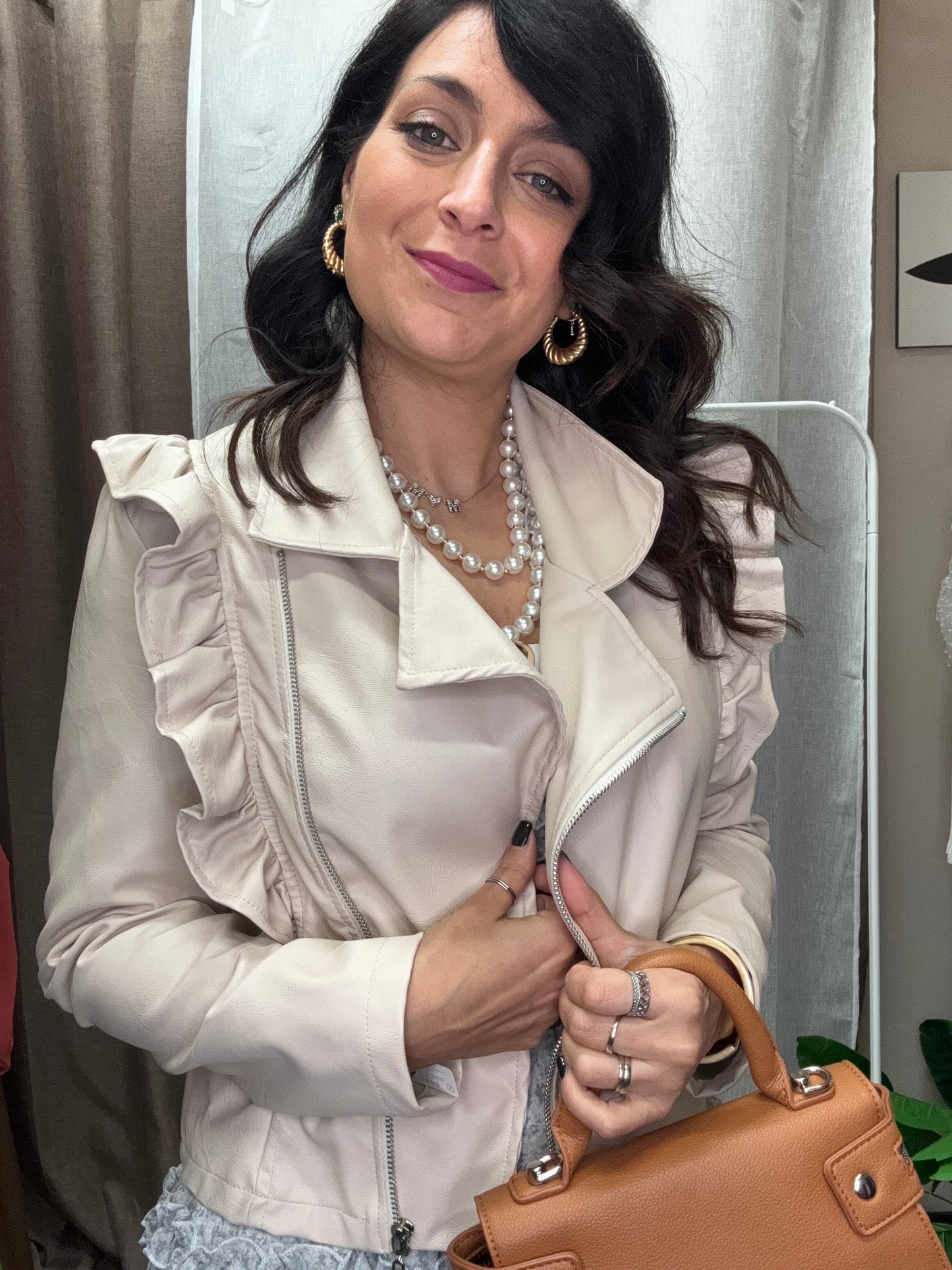 Giacca in Ecopelle