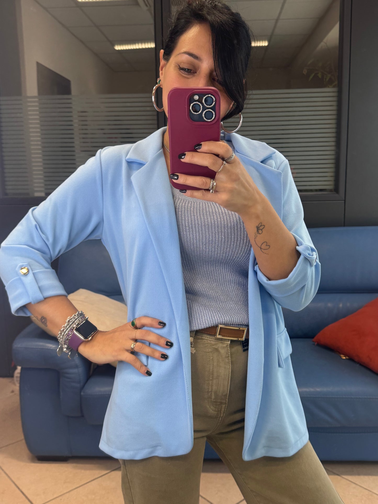 Blazer manica 3/4