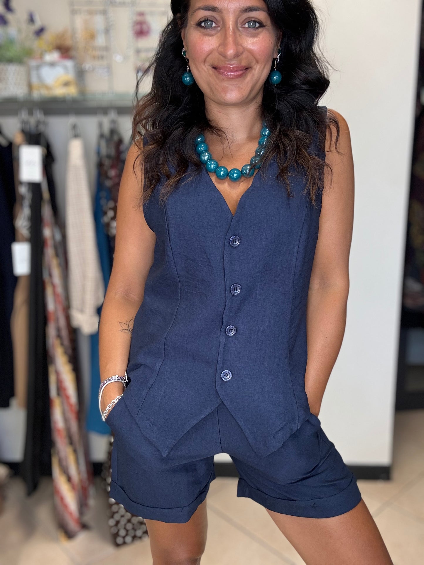 Completo Bermuda e Gilet