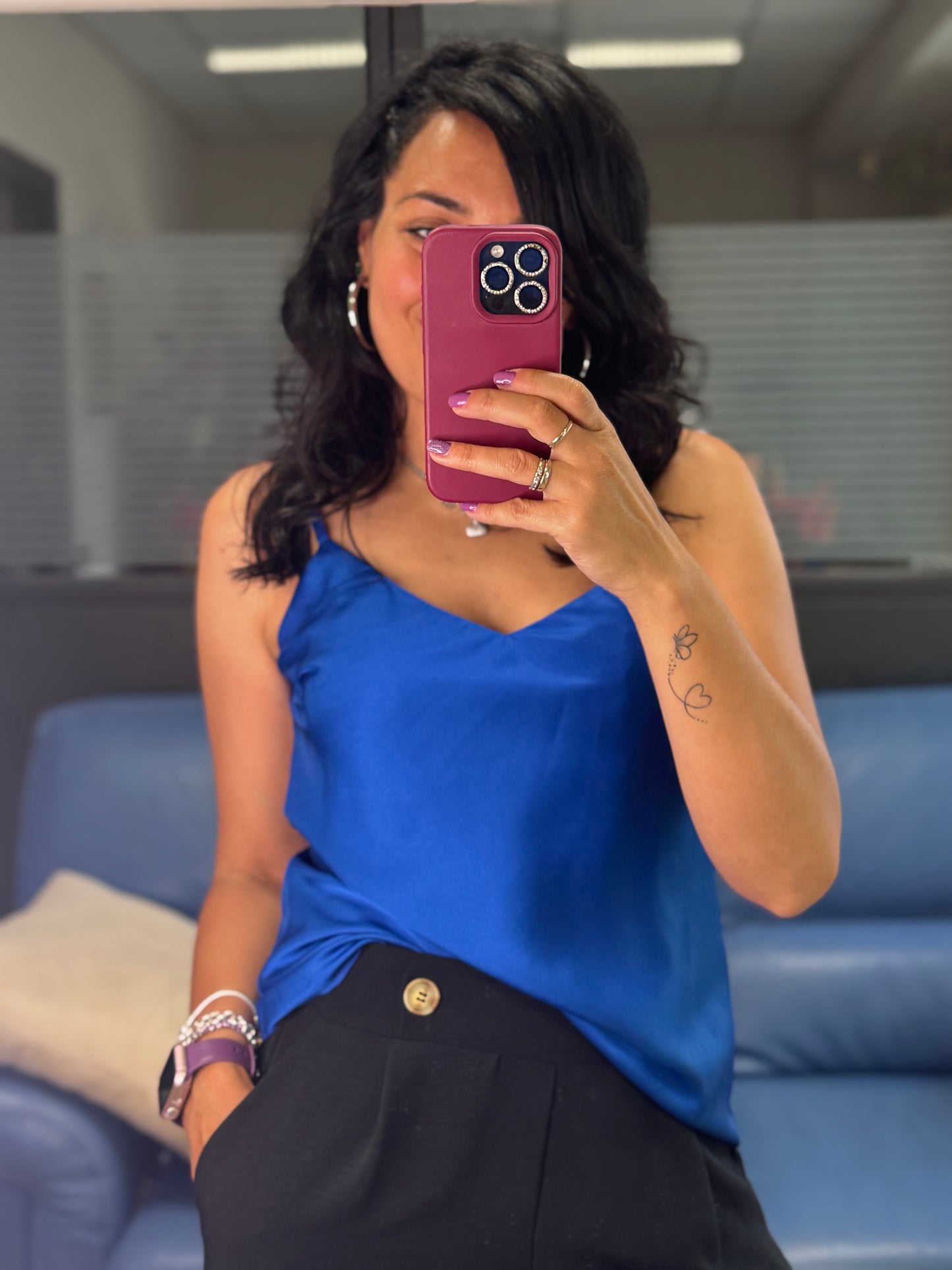 Canottierina in viscosa