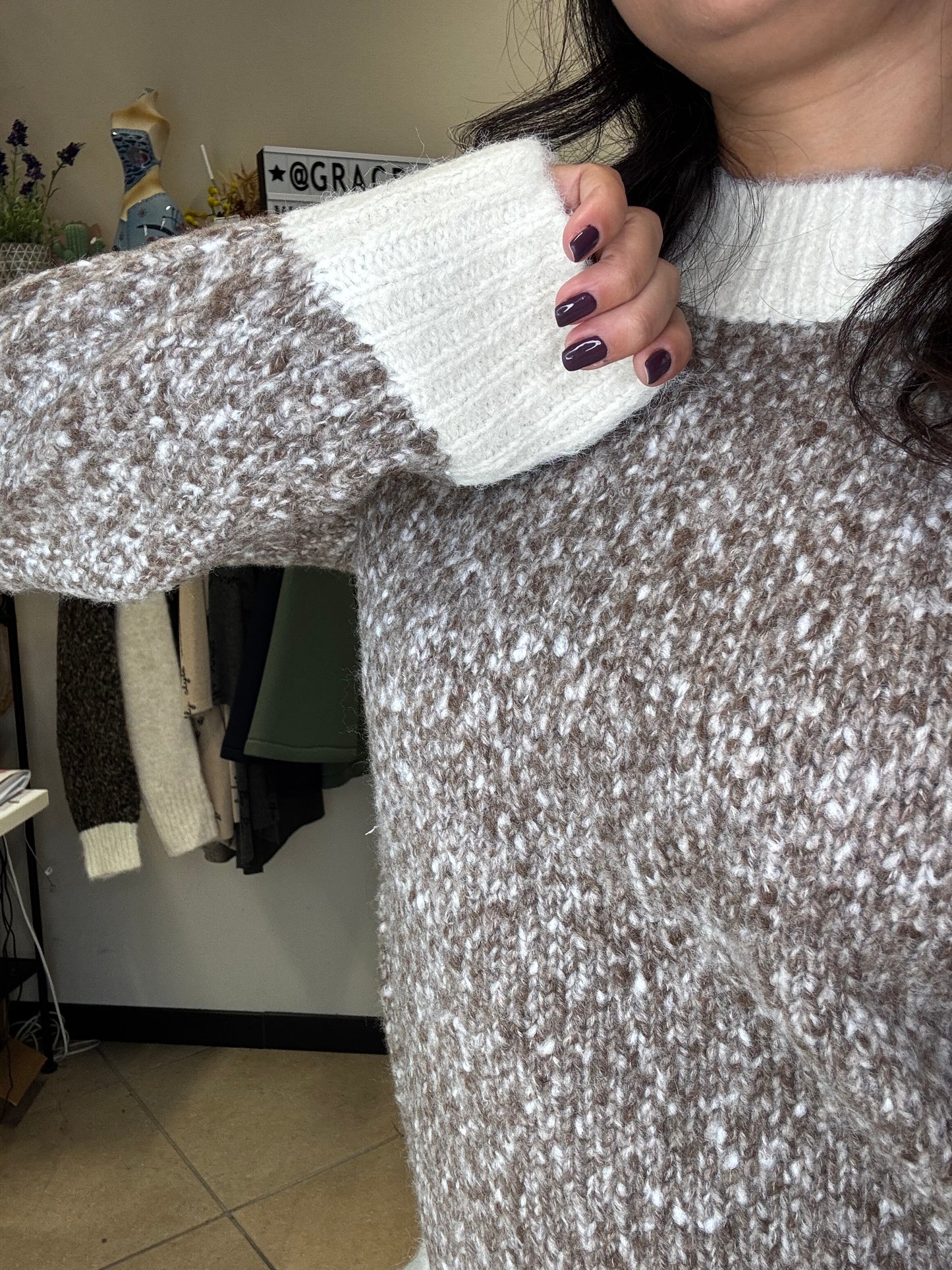 Maglia treccia