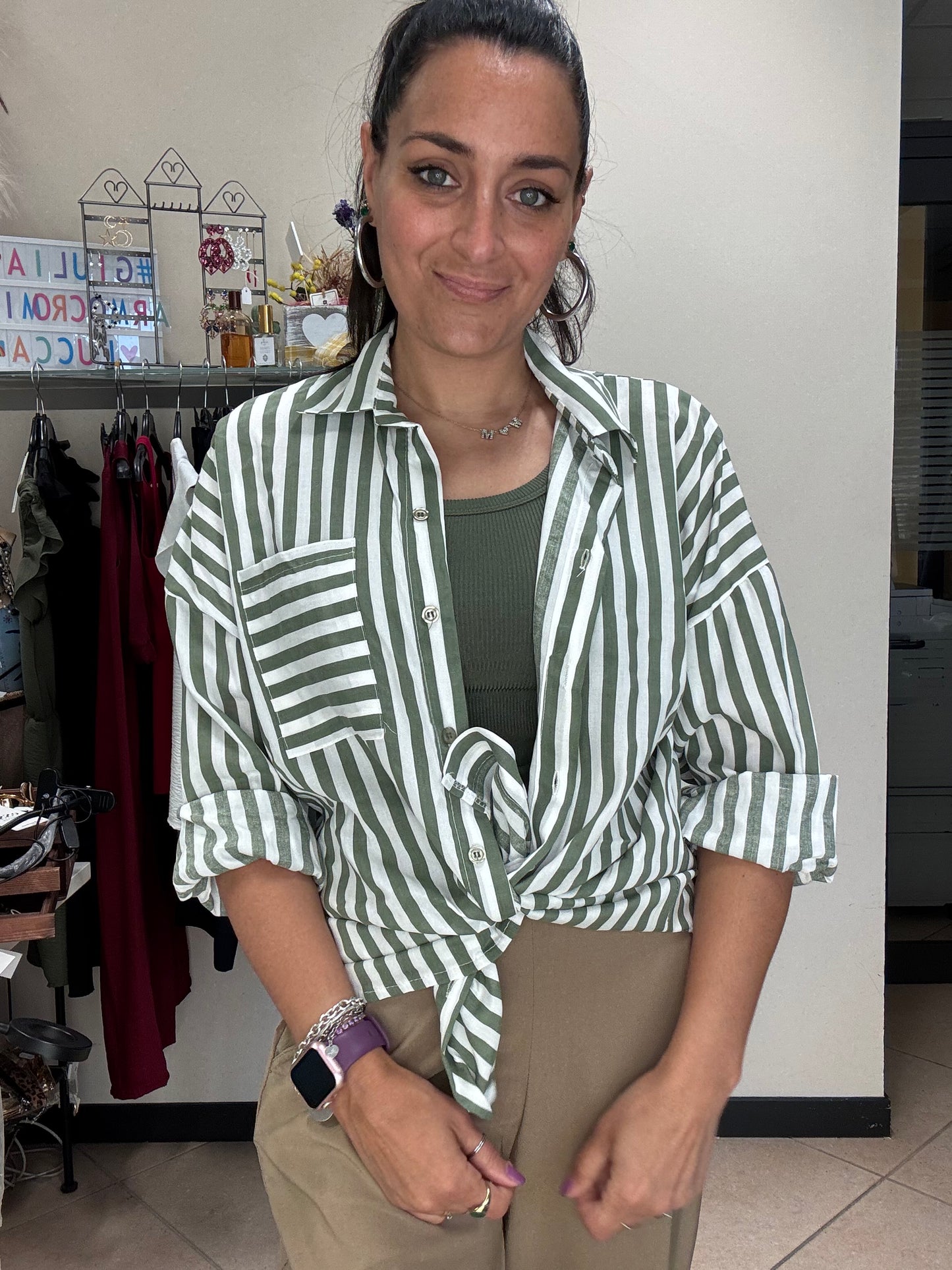 Canottiera a Costine