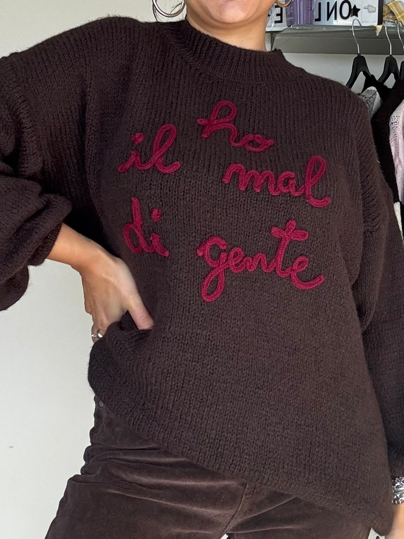 Maglia “ Ho il Mal Di Gente “