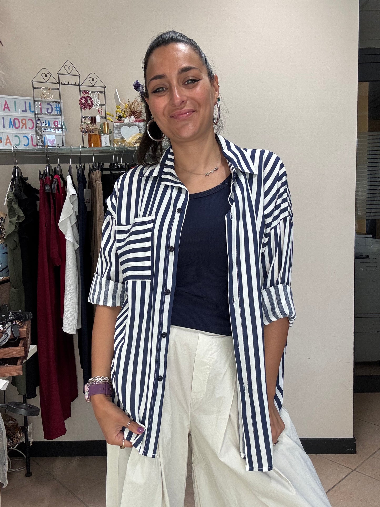 Canottiera a Costine