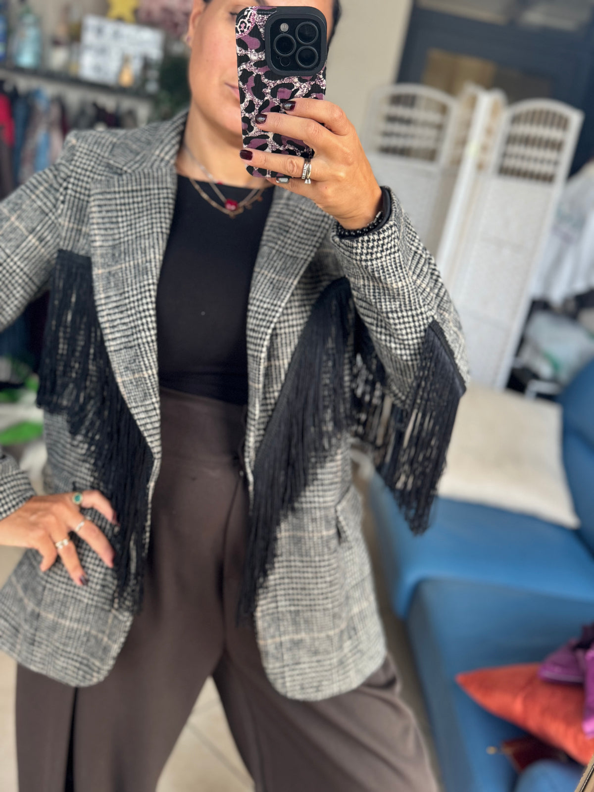 Blazer frange