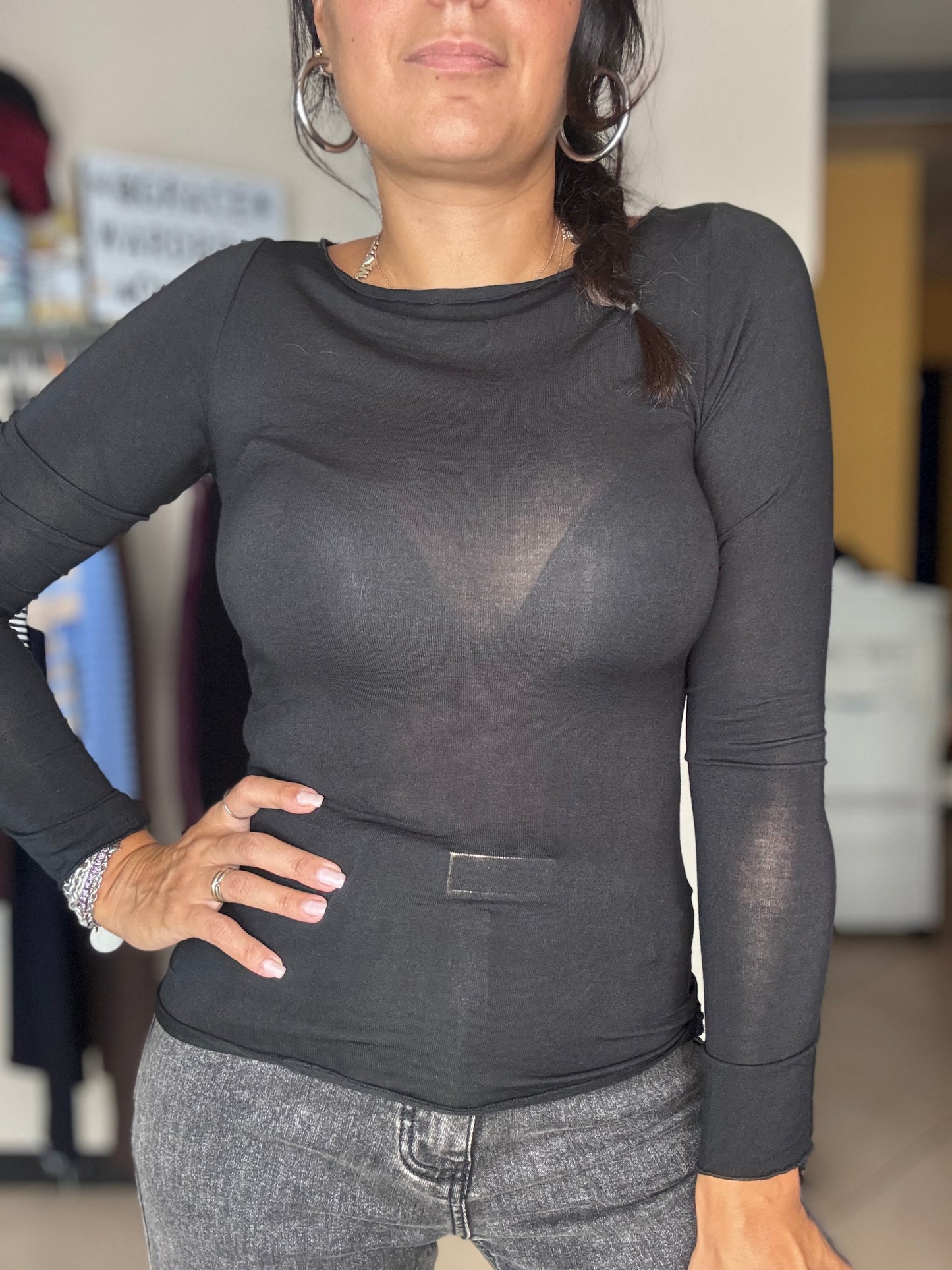 Maglina in Viscosa e Cashmere