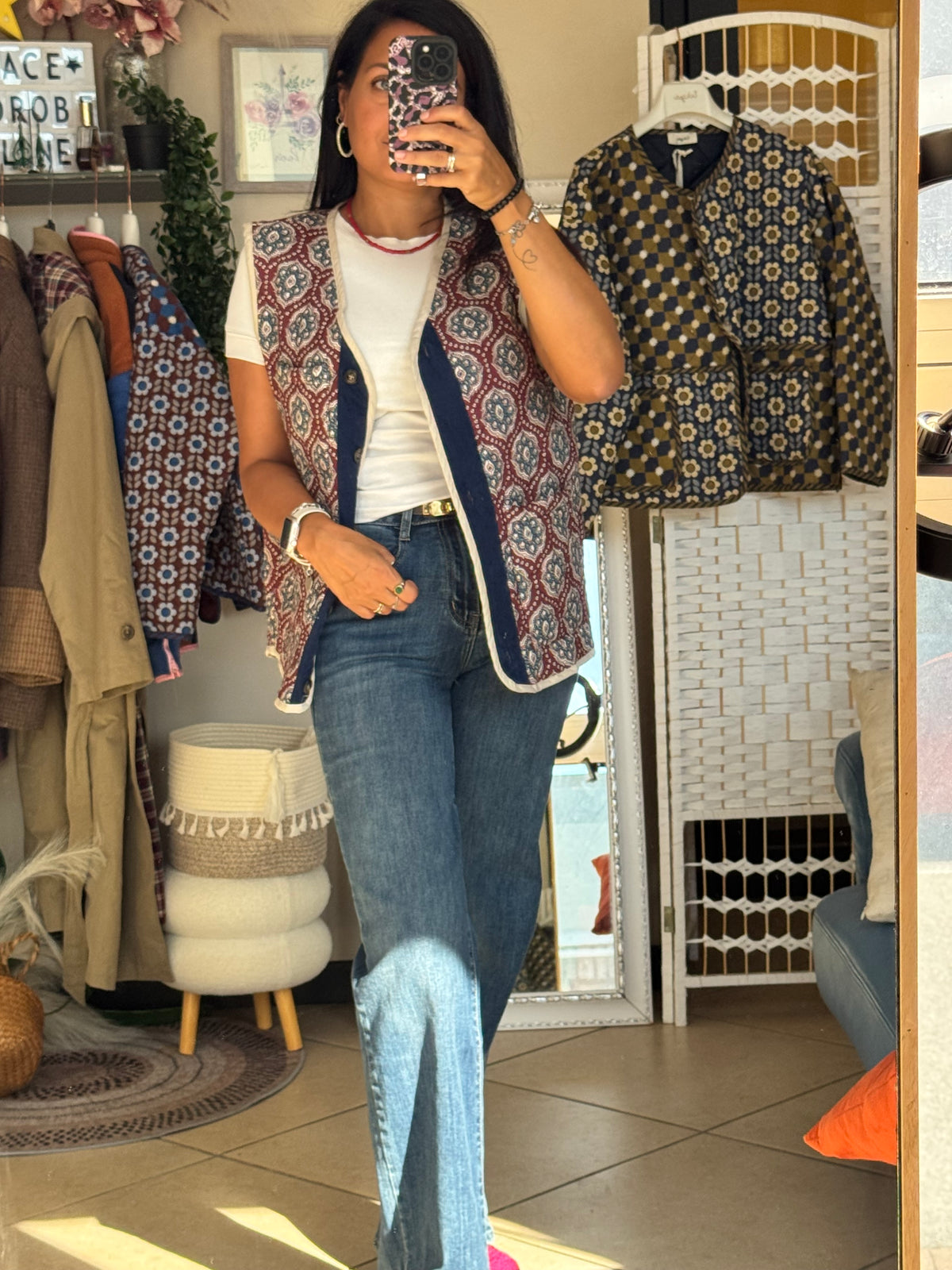 Gilet trapuntato