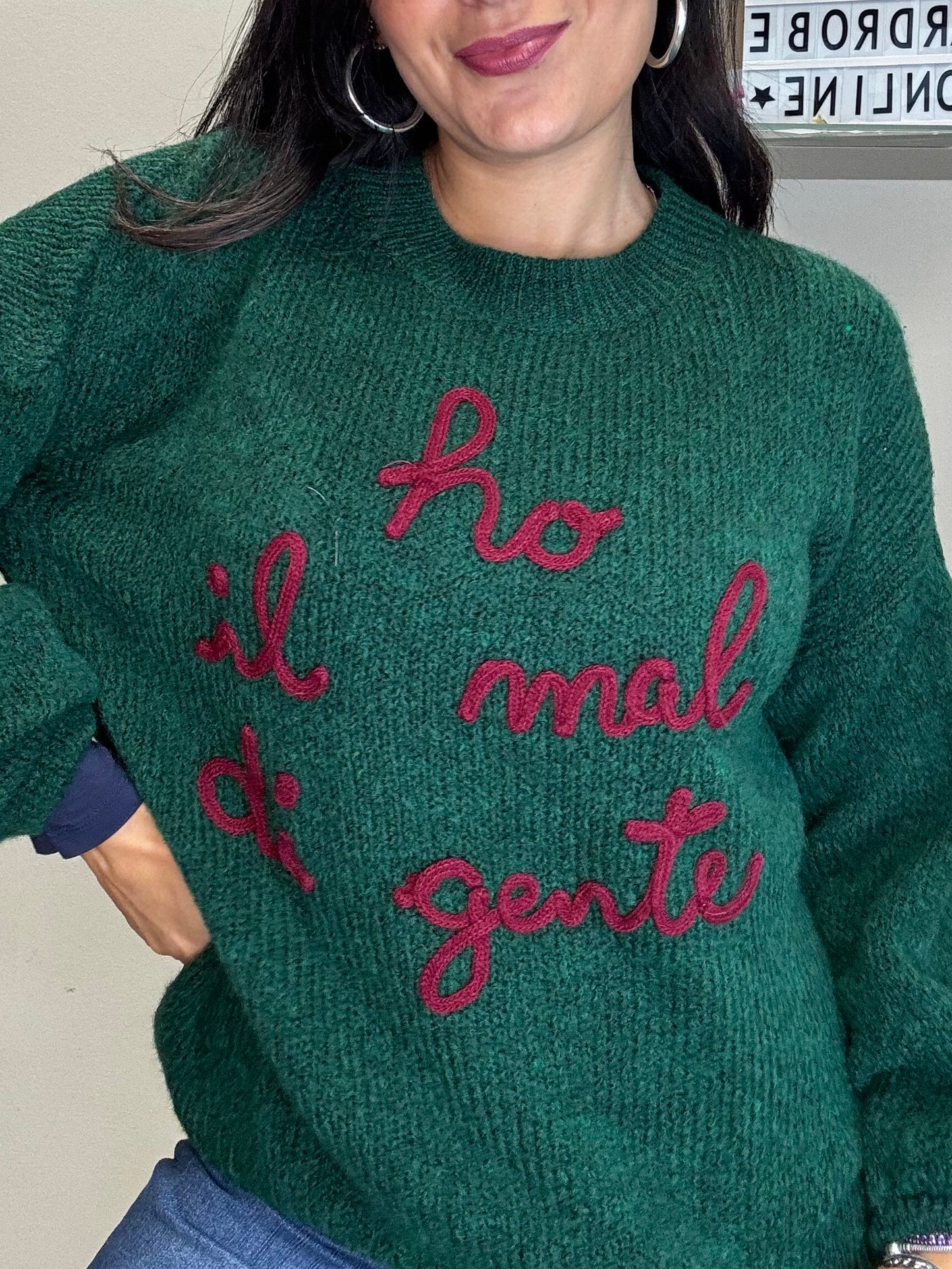 Maglia “ Ho il Mal Di Gente “