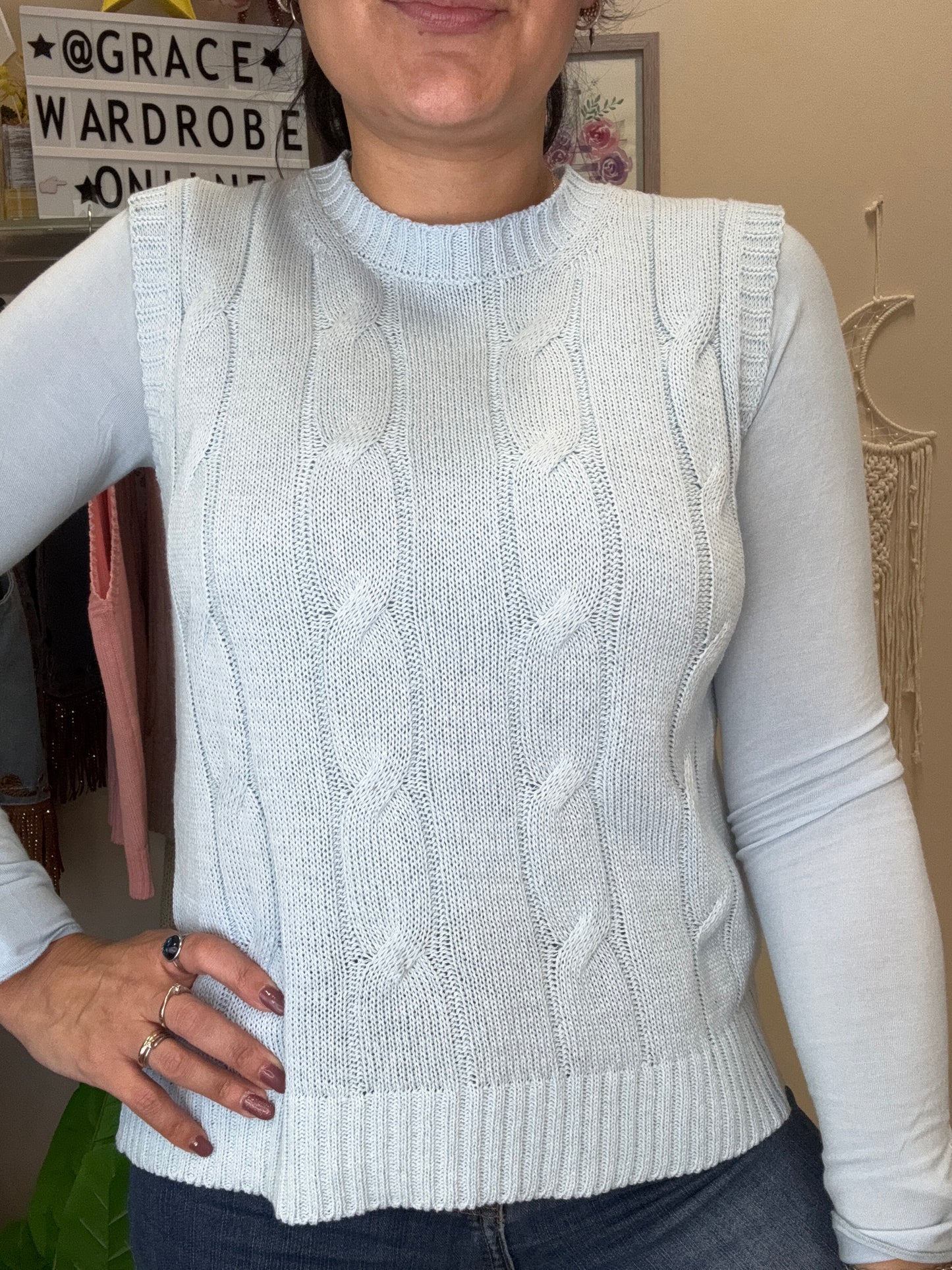 Gilet trecce
