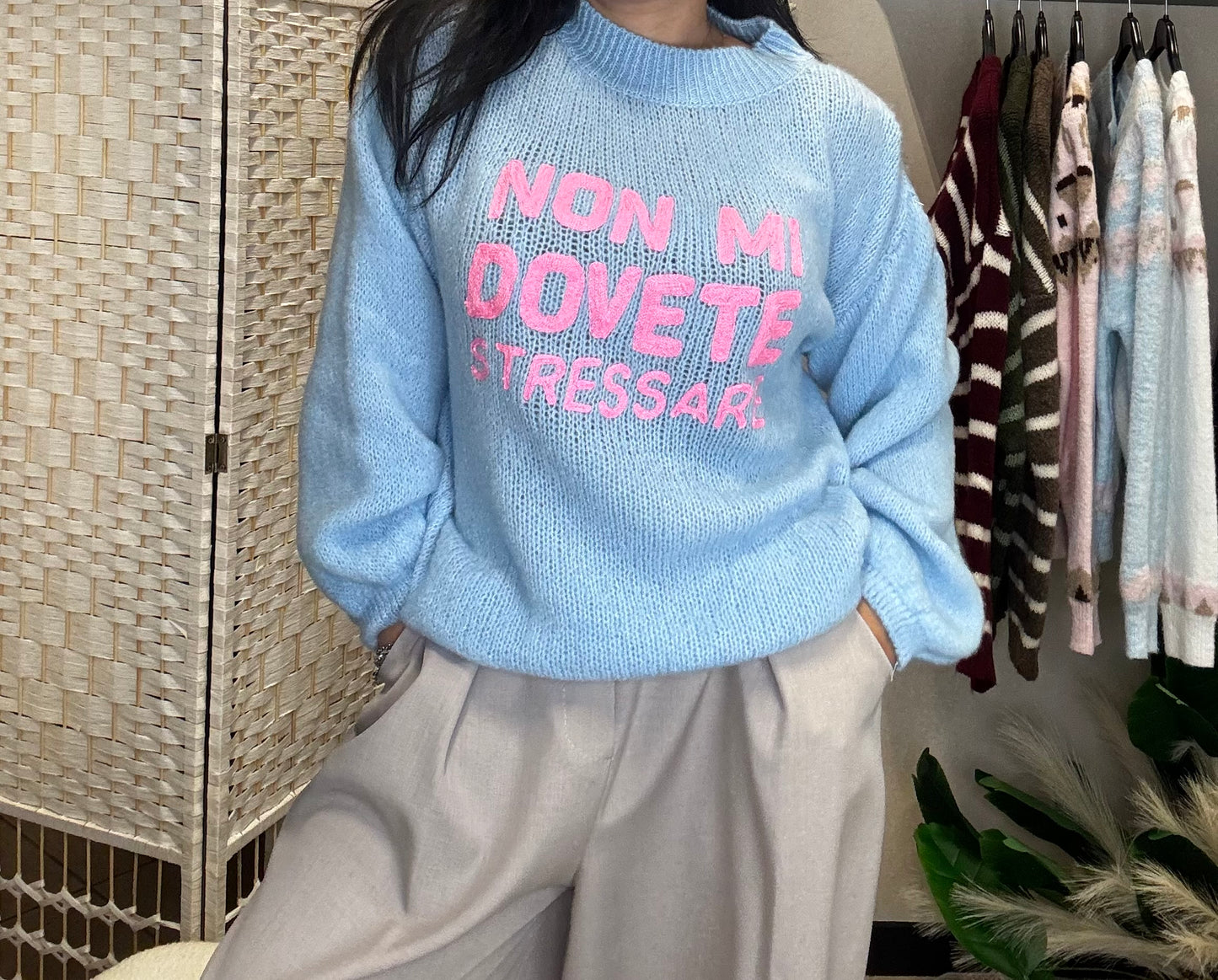 Maglione “Non mi dovete stressare “