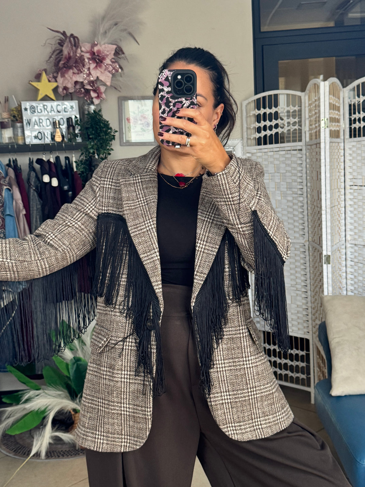Blazer frange