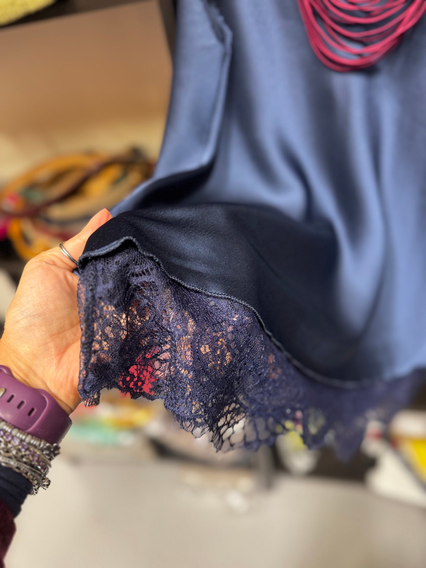 Canotta Raso e Pizzo