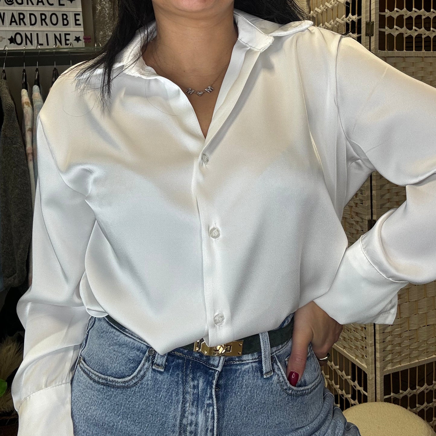 Camicia in Satin