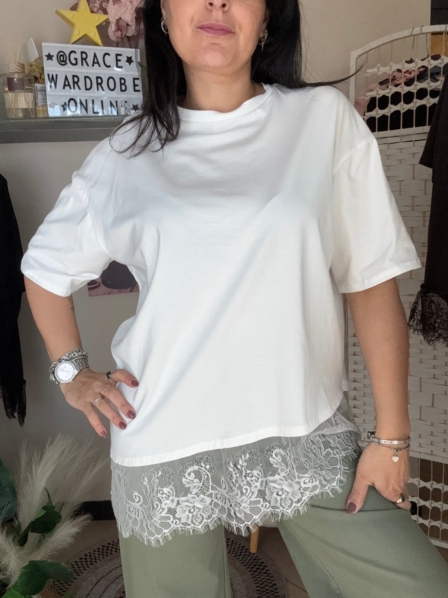 T-shirt pizzo