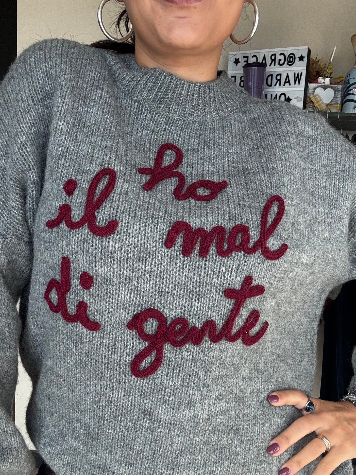 Maglia “ Ho il Mal Di Gente “