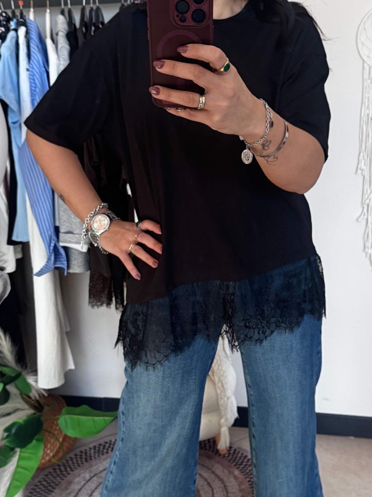 T-shirt pizzo