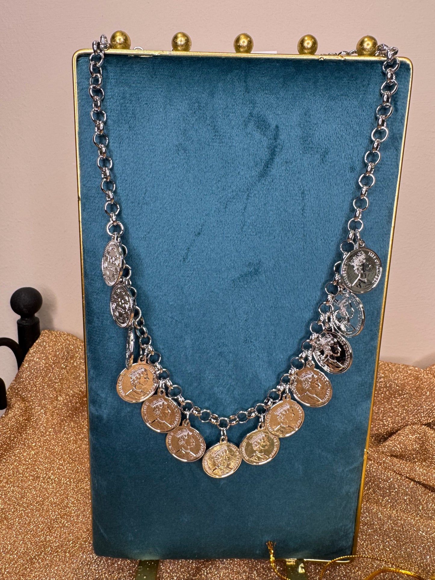 Collana Monete Argento