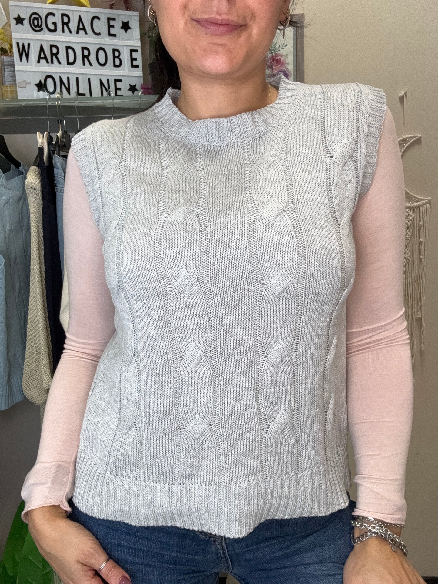 Gilet trecce