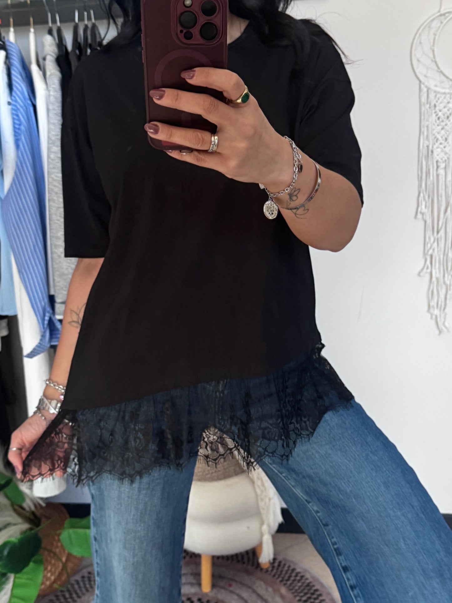 T-shirt pizzo