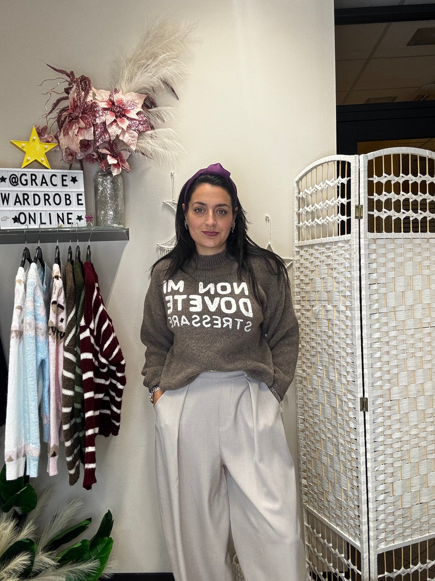 Maglione “Non mi dovete stressare “