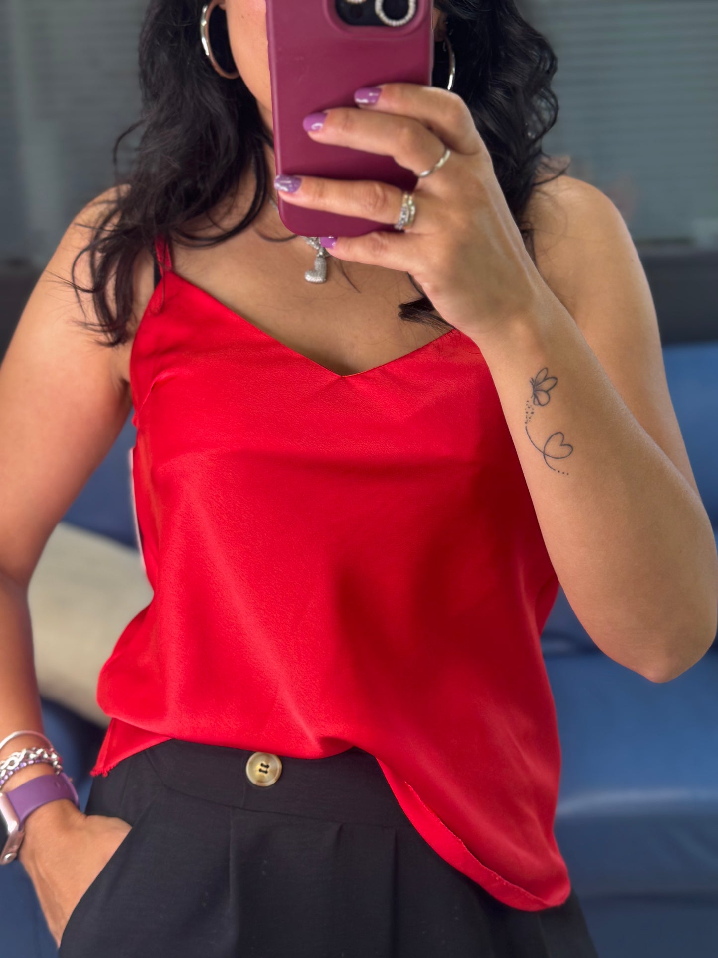 Canottierina in viscosa