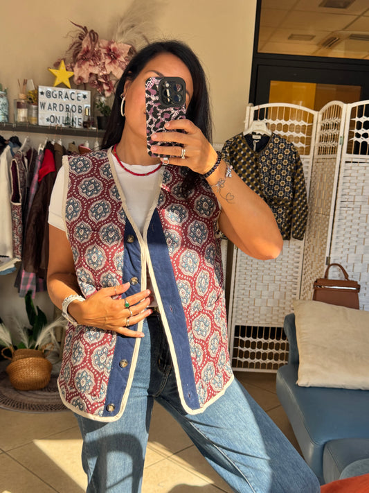 Gilet trapuntato