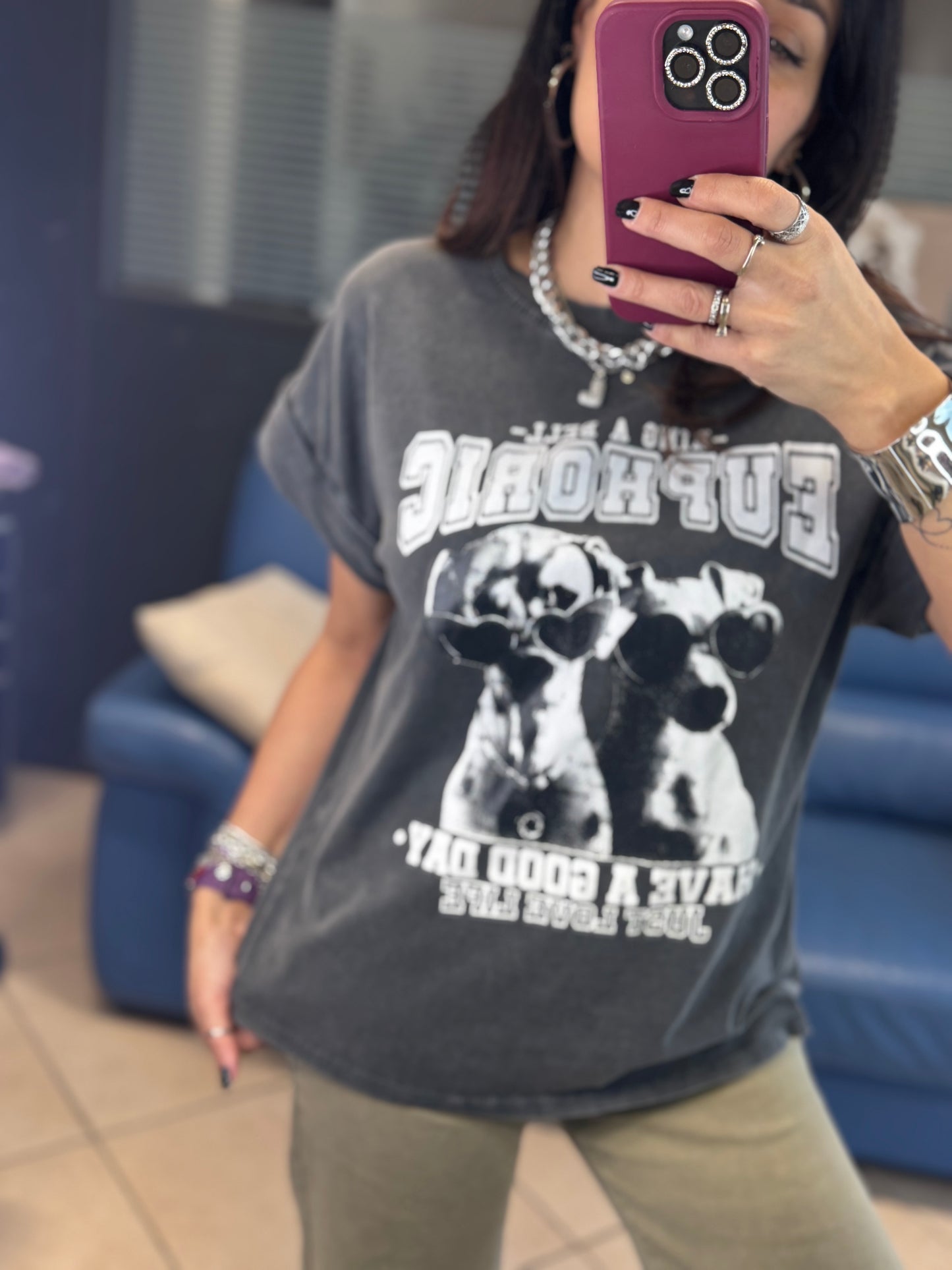 T-shirt coppia dalmata