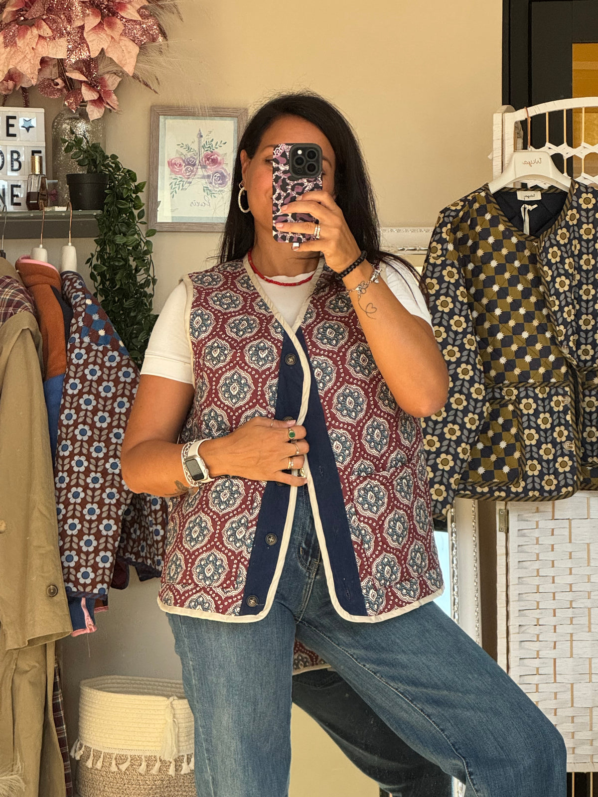 Gilet trapuntato