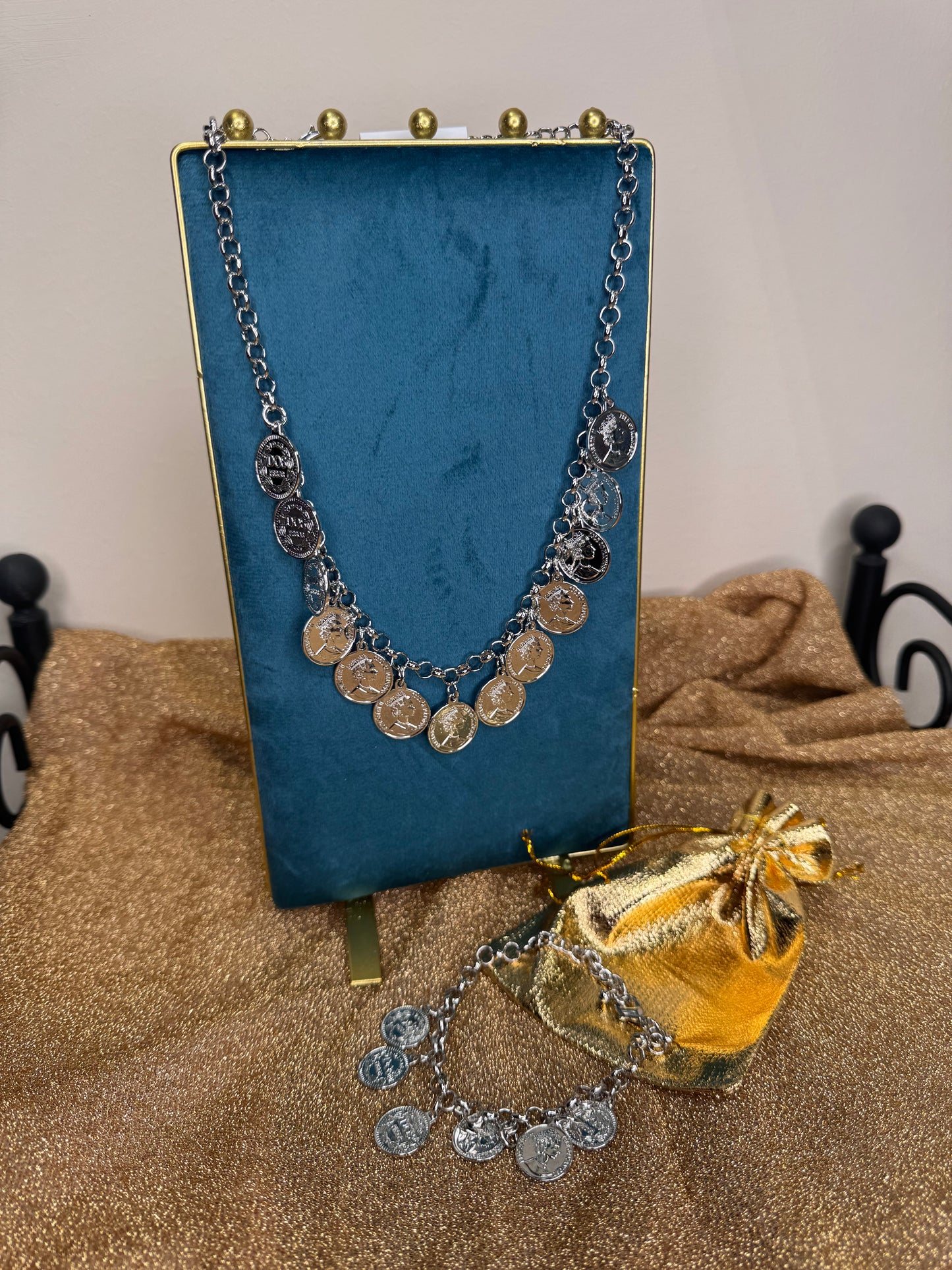 Collana Monete Argento