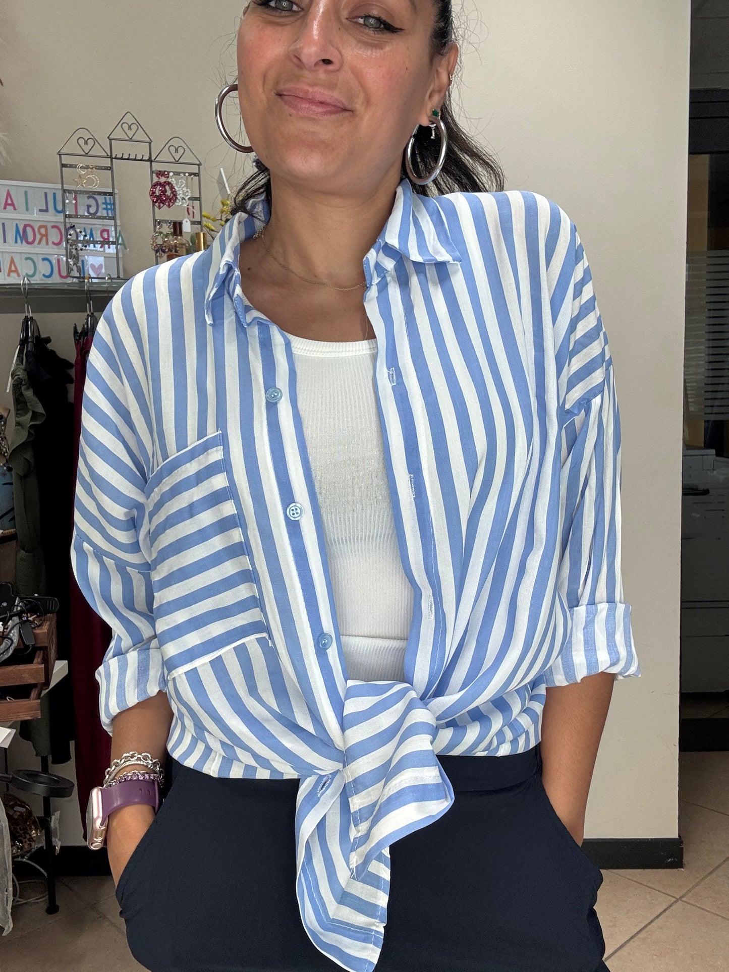 Canottiera a Costine