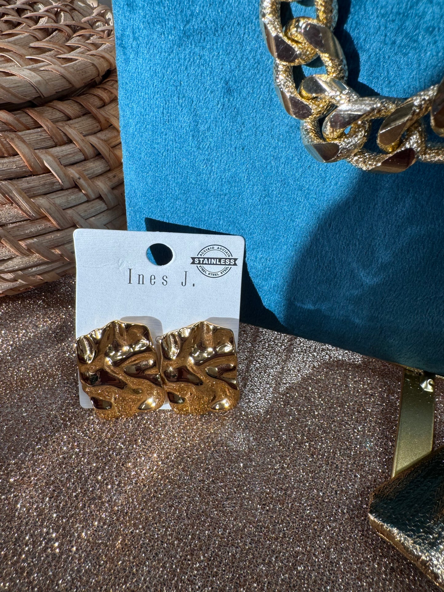 Orecchini Oro Martellati