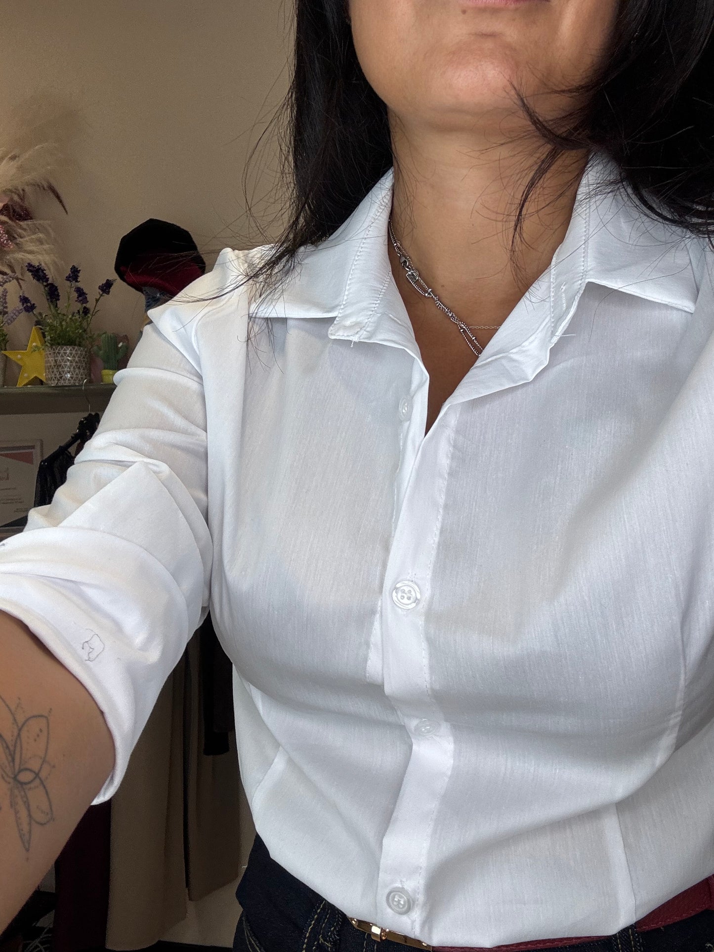 Camicia Basica Bianca