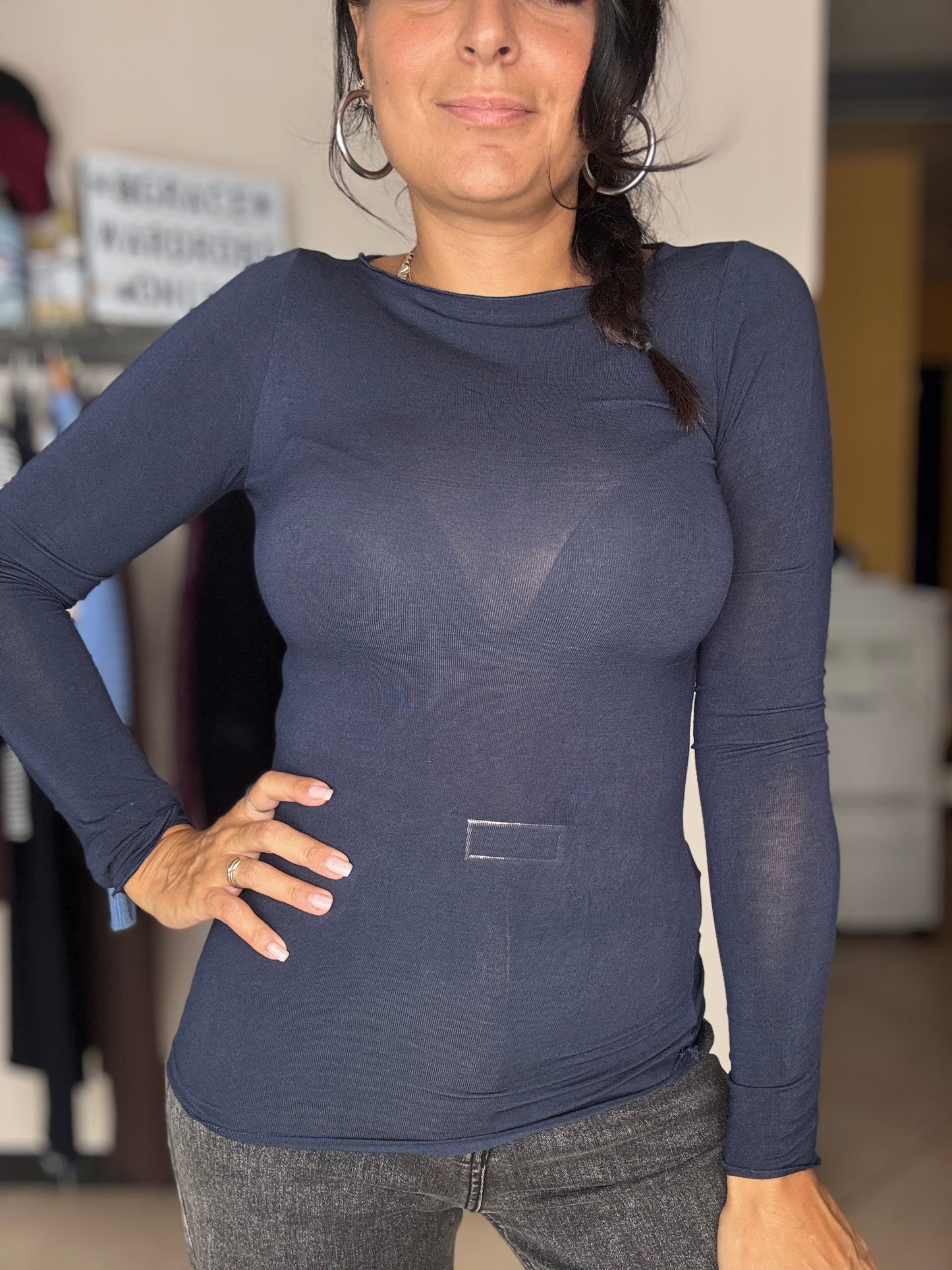 Maglina in Viscosa e Cashmere