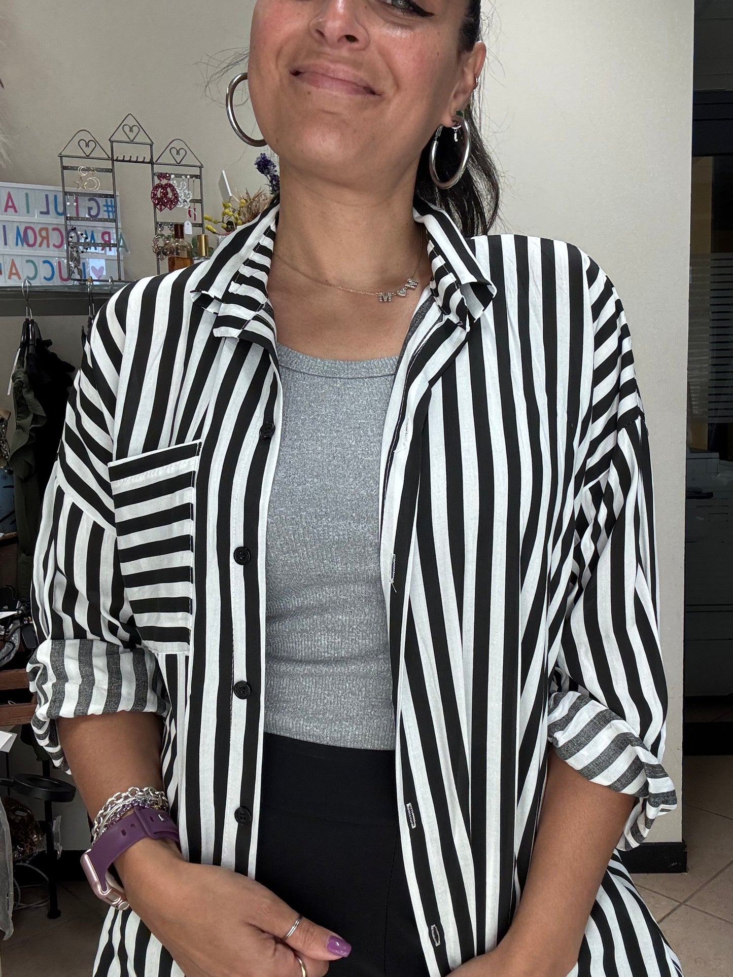 Canottiera a Costine