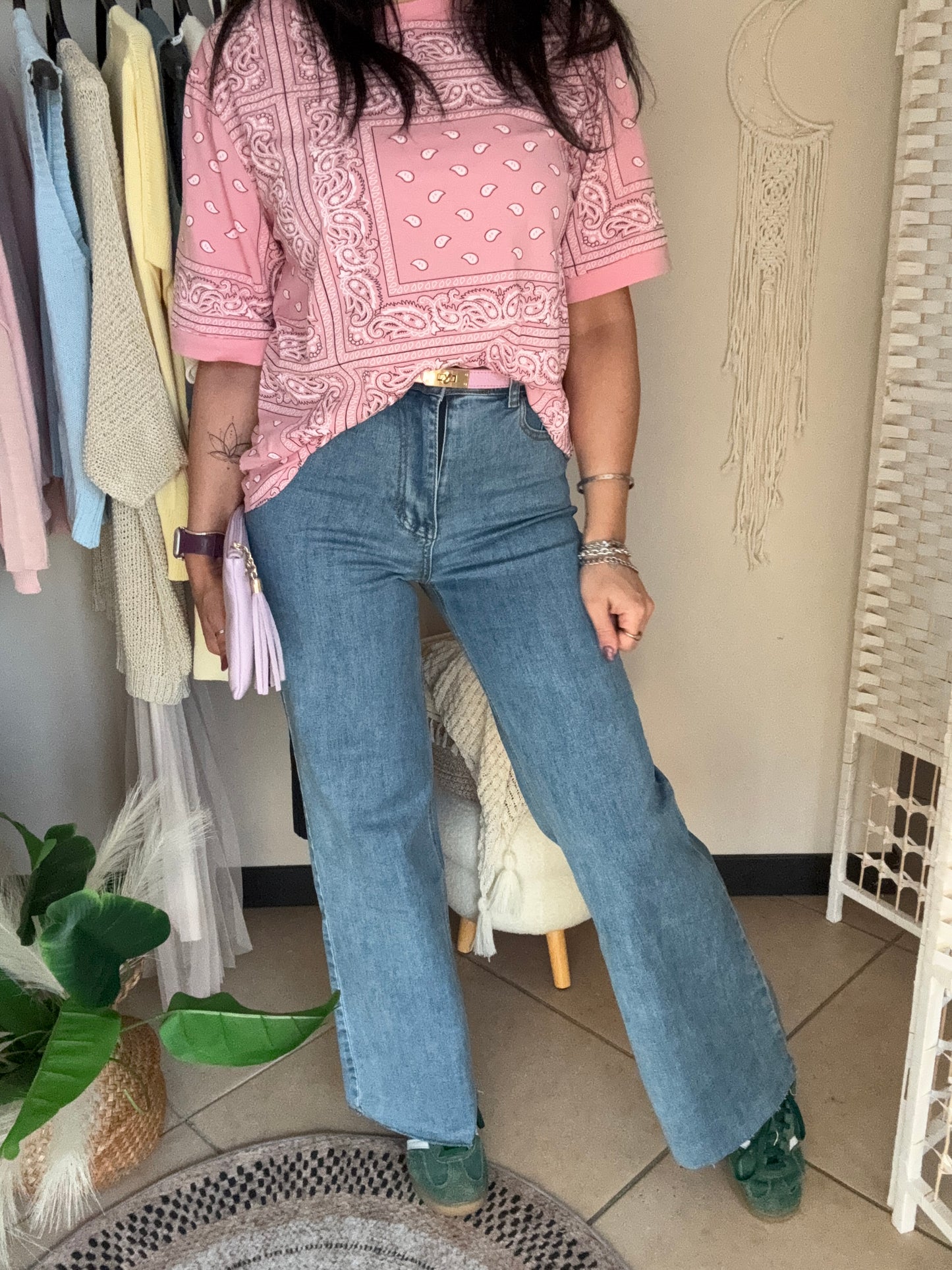 Jeans sfrangiato