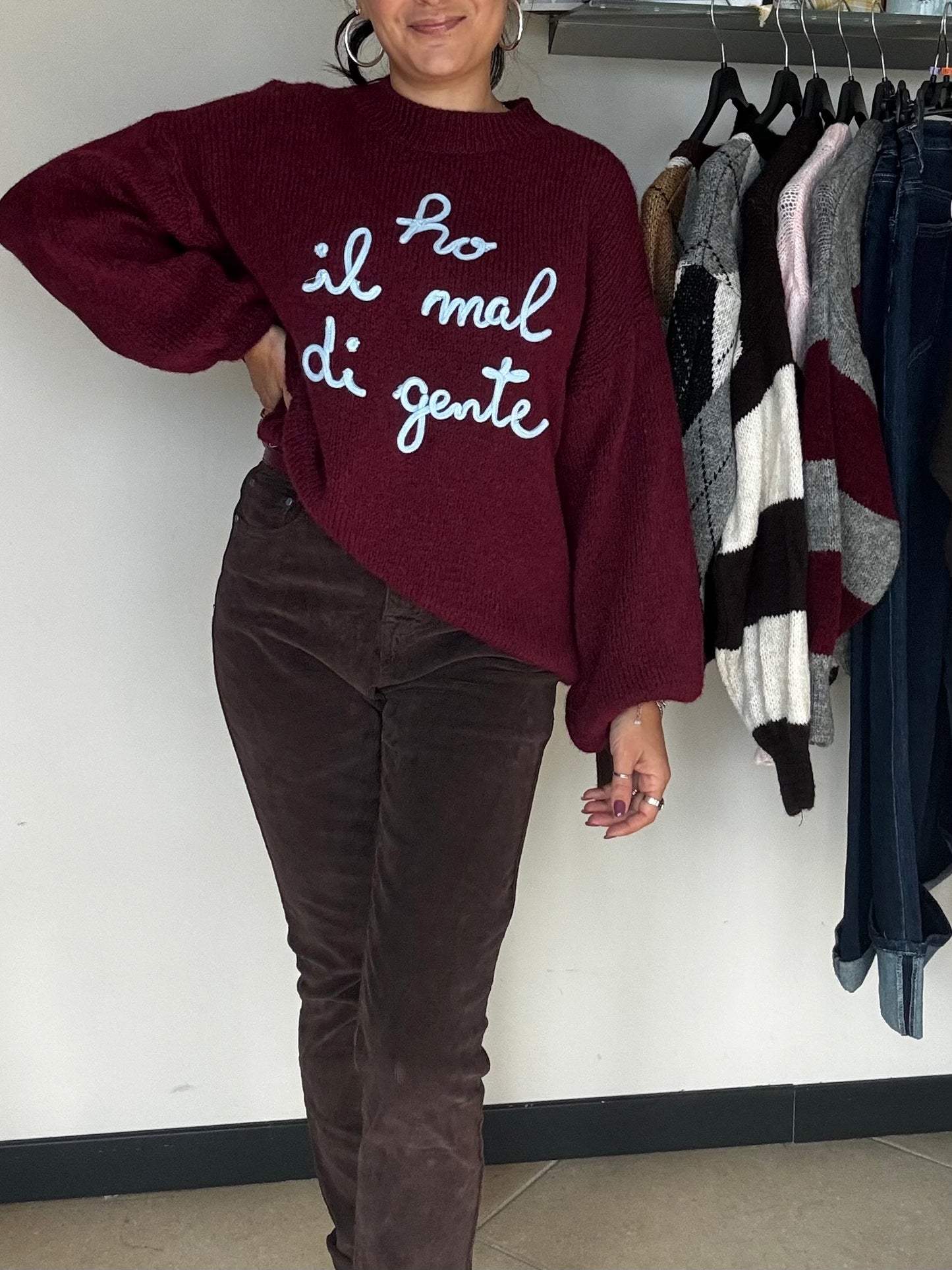 Maglia “ Ho il Mal Di Gente “