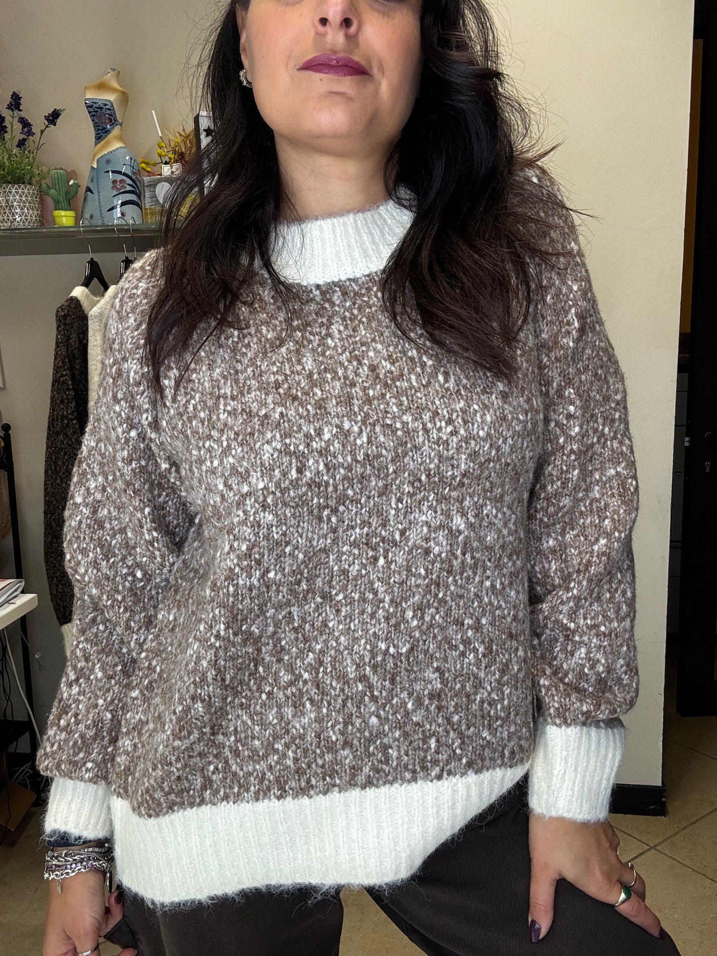 Maglia treccia