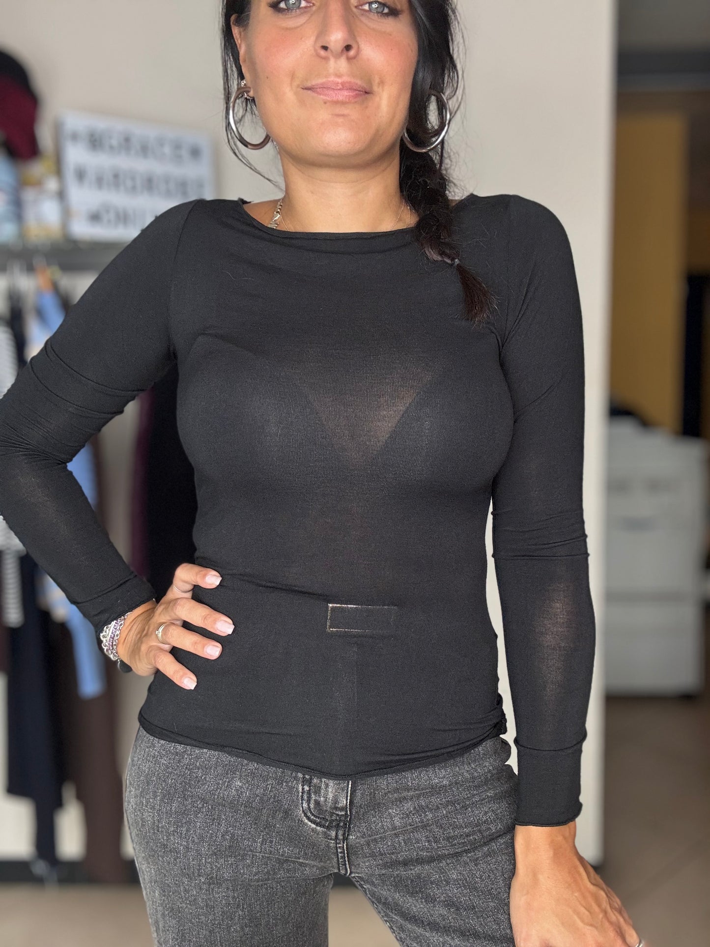 Maglina in Viscosa e Cashmere