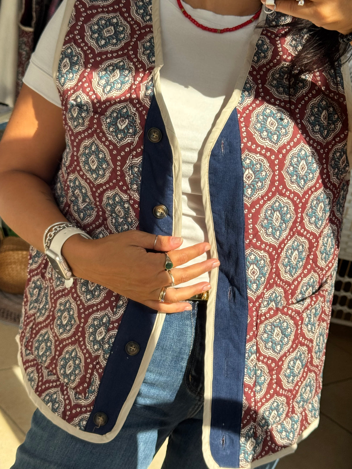 Gilet trapuntato