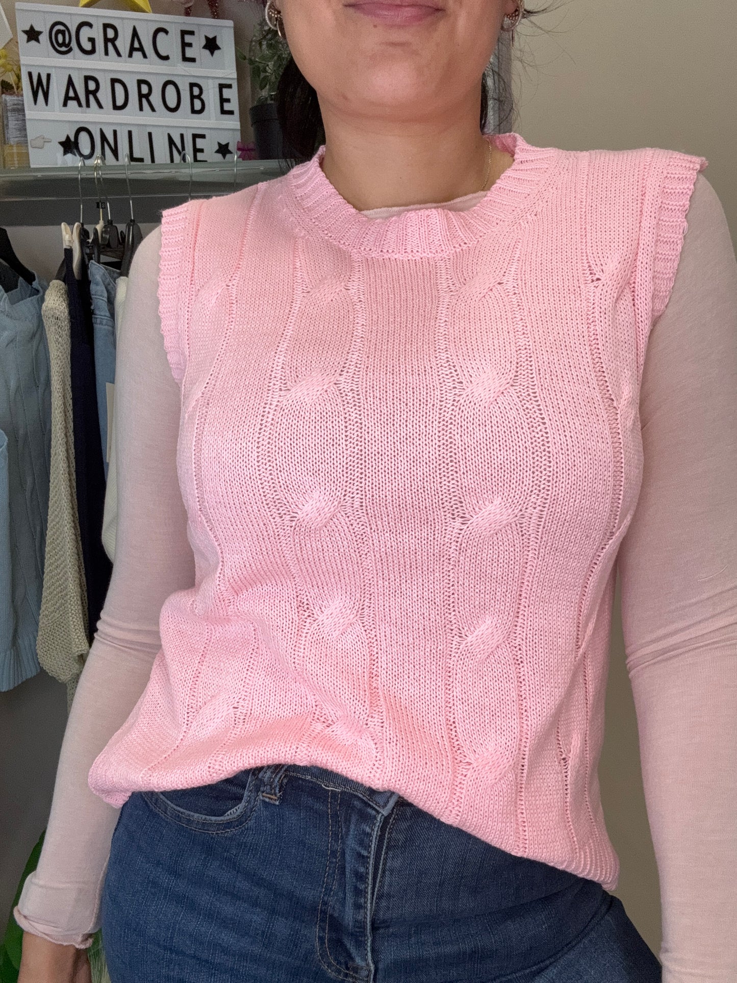 Gilet trecce
