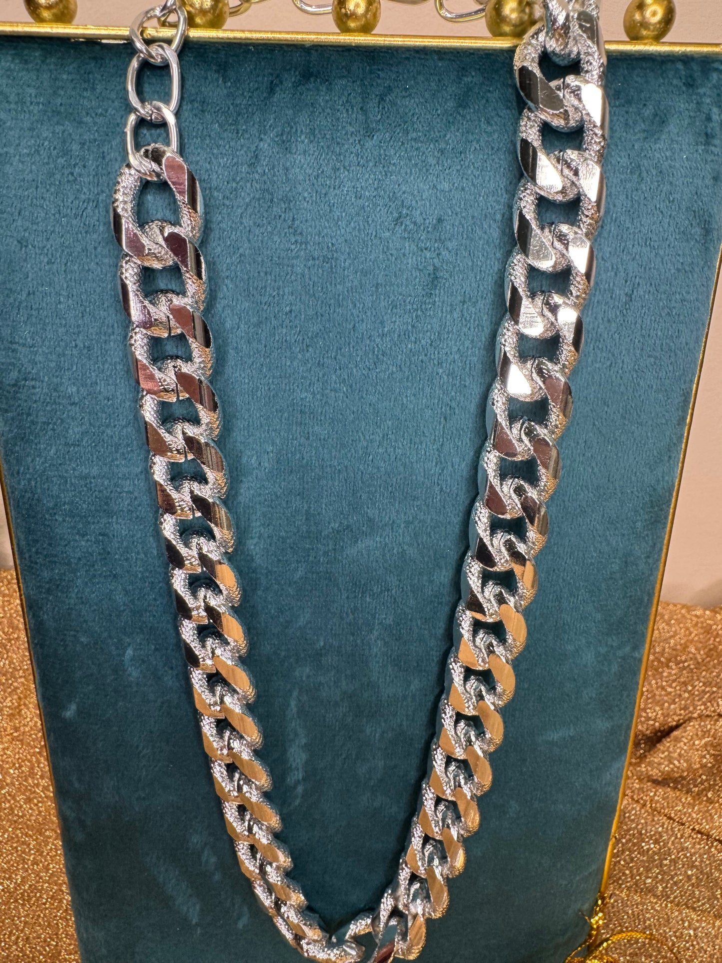 Collana Maglia grande Argento