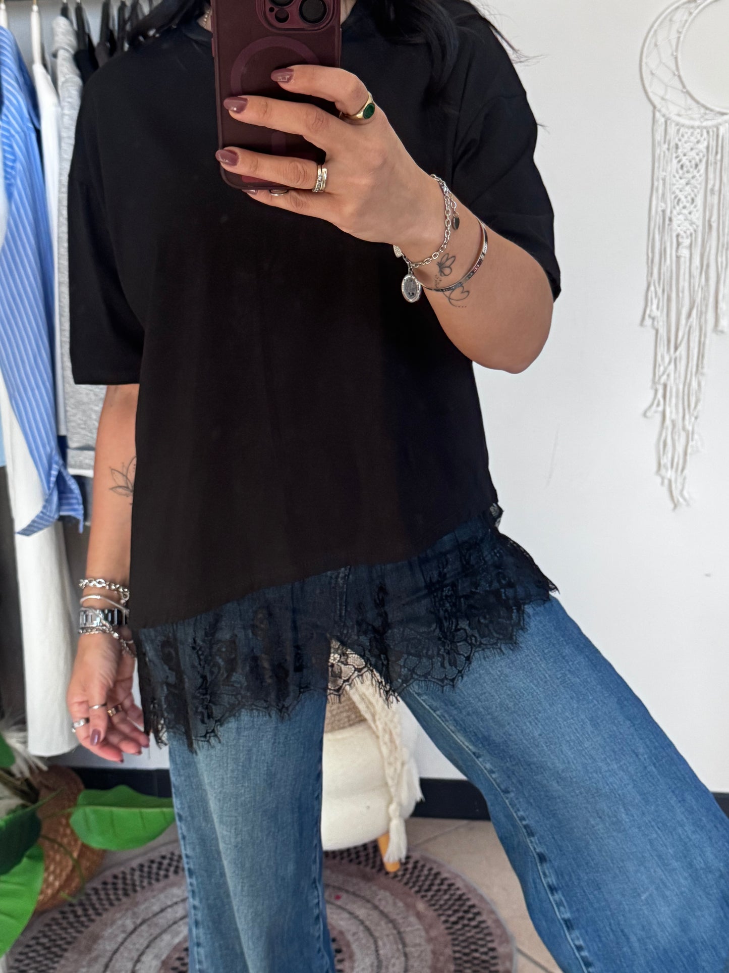 T-shirt pizzo