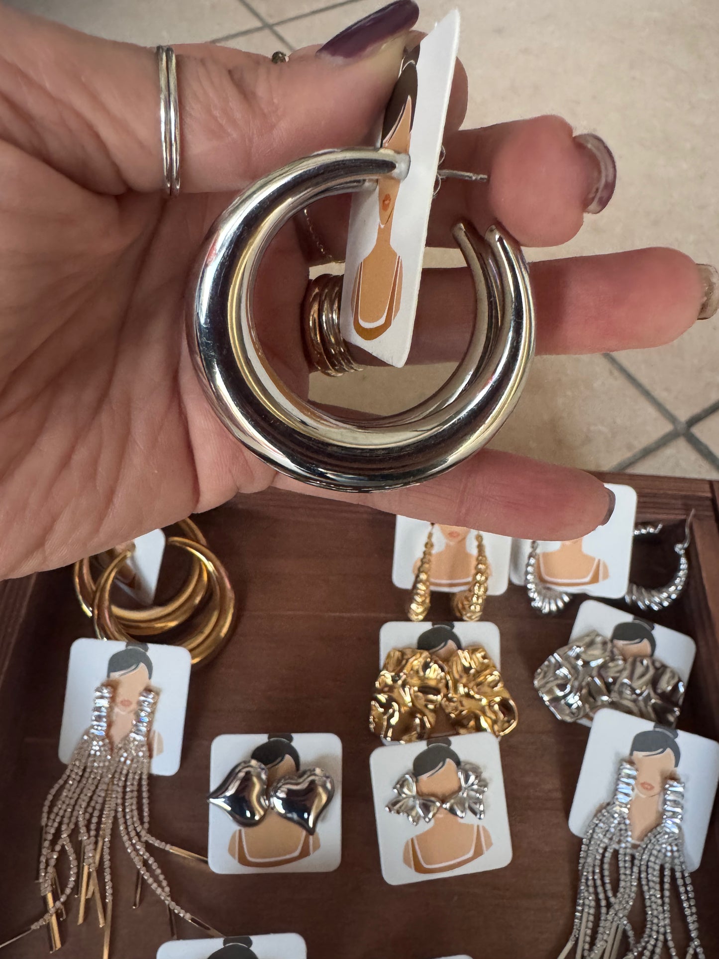 Orecchini Cerchi grandi